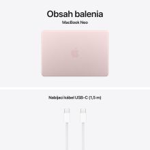 MacBook Neo 13" A18 Pro 6-Core/ 5-Core GPU/ 8GB/ 512GB/ Blush EDU