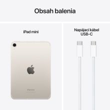 iPad mini (A17Pro) 128 GB Starlight WiFi + Cellular