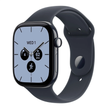 Apple Watch Series 12 GPS + Cellular 46mm Night Blue Ceramic Case with Navy Blue Sport Band - M/L