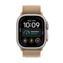 Apple Watch Ultra 4 GPS + Cellular 49mm Natural Titanium Case with Sand Trail Loop - S/M