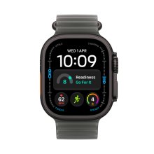 Apple Watch Ultra 4 GPS + Cellular 49mm Black Titanium Case with Translucent Black Ocean Band