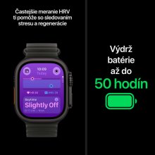 Apple Watch Ultra 4 GPS + Cellular 49mm Black Titanium Case with Burgundy Alpine Loop - S