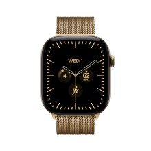 Apple Watch Series 12 GPS + Cellular 42mm Radiant Gold Titanium Case with Radiant Gold Milanese Loop