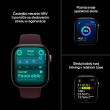 Apple Watch Series 12 GPS + Cellular 42mm Radiant Gold Titanium Case with Radiant Gold Milanese Loop