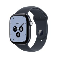 Apple Watch Series 12 GPS + Cellular 46mm Night Blue Ceramic Case with Navy Blue Sport Band - M/L