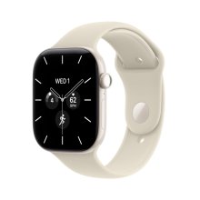 Apple Watch Series 12 GPS + Cellular 42mm Pearl White Ceramic Case with Sand Sport Band - M/L