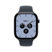 Apple Watch Series 12 GPS + Cellular 42mm Night Blue Ceramic Case with Navy Blue Sport Band - S/M