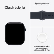Apple Watch Series 12 GPS + Cellular 42mm Night Blue Ceramic Case with Navy Blue Sport Band - S/M