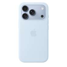 iPhone 18 Pro Max Silicone Case with MagSafe - Crisp Blue