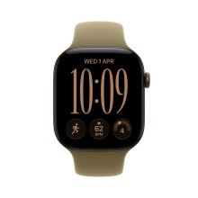 Apple Watch Series 12 GPS 46mm Dark Bronze Aluminium Case with Olive Sport Band - M/L